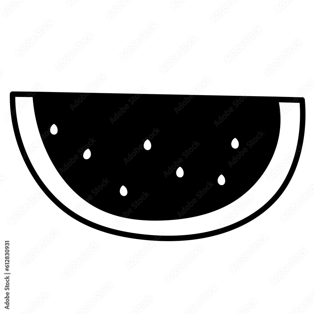 watermelon  illustration of an background