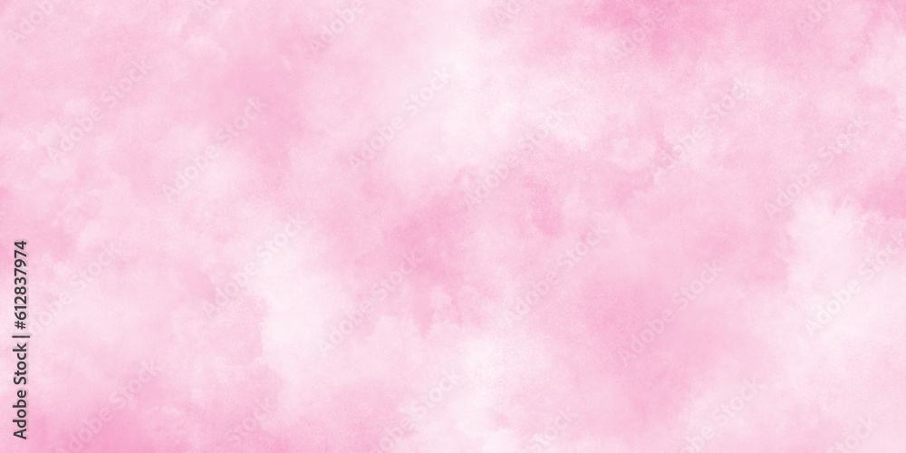 beautiful decorative and lovely Soft Pink grunge watercolor texture with high resolution and cloudy stains used as wallpaper, cover, presentation, decoration, card, banner and design.