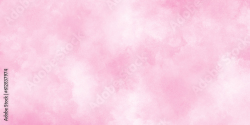 beautiful decorative and lovely Soft Pink grunge watercolor texture with high resolution and cloudy stains used as wallpaper, cover, presentation, decoration, card, banner and design.