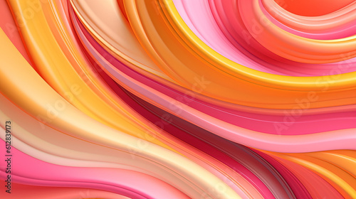 Abstract color yellow swirls background