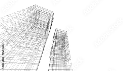 Concept city architecture vector illustration