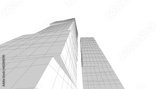 Concept city architecture vector illustration