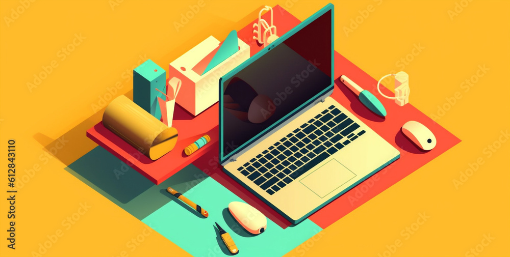 design laptop space web colours copy gadget background business computer technology desktop. Generative AI. design laptop space web colours copy gadget background business computer technology desktop. Generative AI.