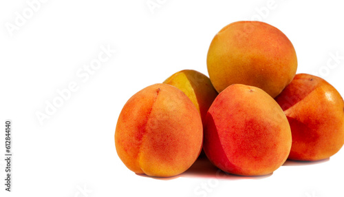 Apricot. A rare heritage variety from England in the early 1800s. The fruits are small to medium and have a very "apricot" flavor. Bright orange flesh, juicy and sweet when ripe, stone.