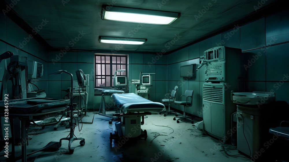 surreal futuristic operating room surreal futuristic operating room