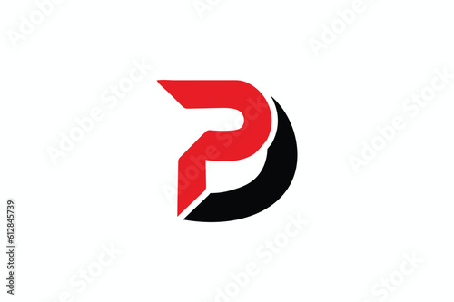 Free Download letter pd minimal logo design template - GFXLoad