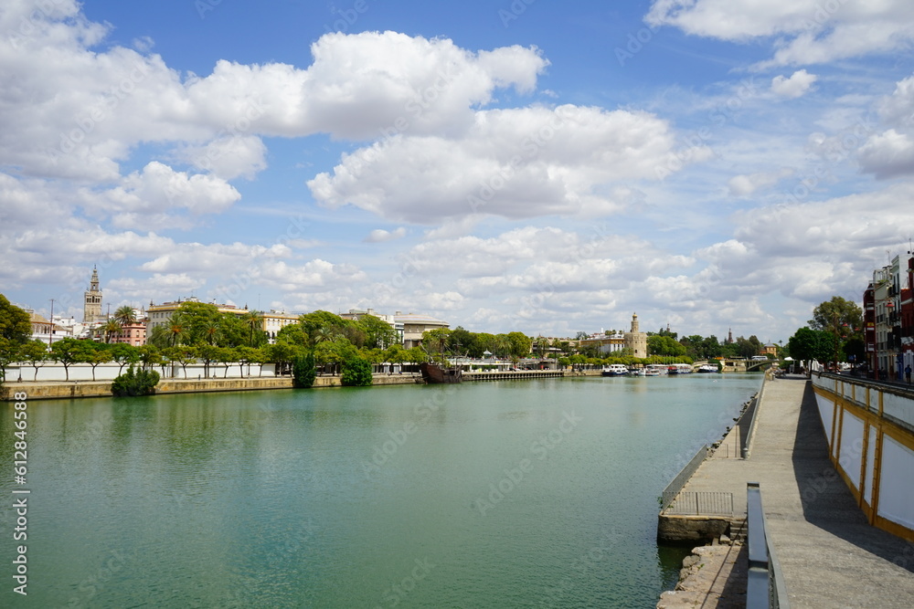 Guadalquivir river, Sevilla, Andalucia, Spain