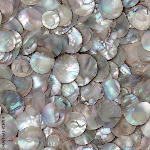 Pearl and Shell Graphic Design Digital Backgrounds
