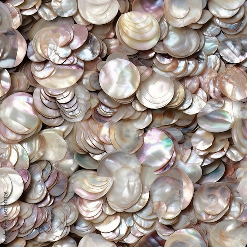 Pearl and Shell Graphic Design Digital Backgrounds