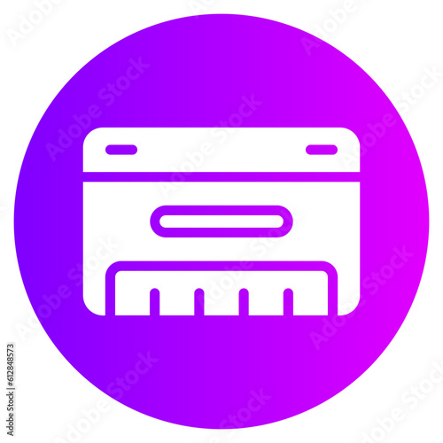 harmonica gradient icon