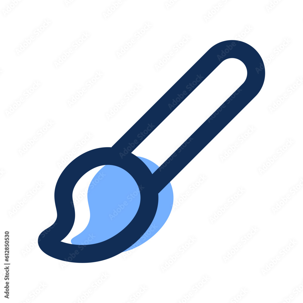 brush filled line icon brush filled line icon