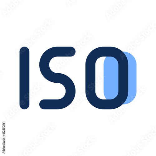 iso filled line icon