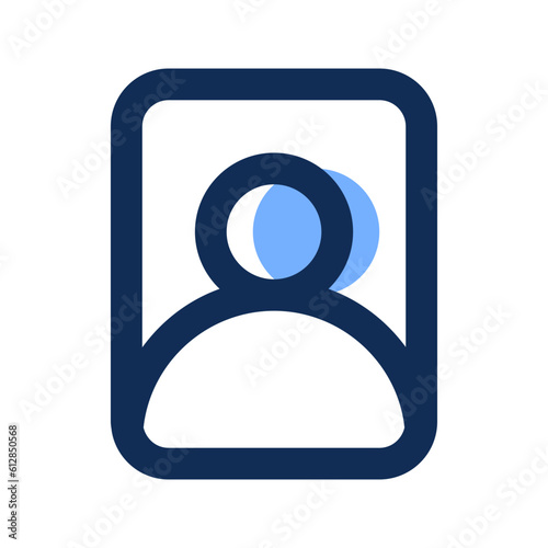 selfie filled line icon
