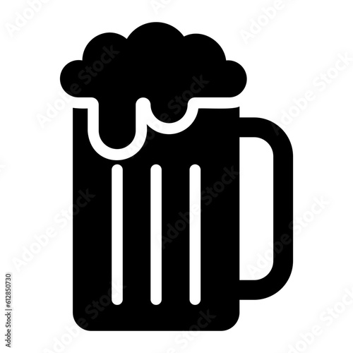 beer glyph icon