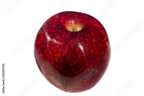 Apple on a white background. Apple tree - an example of true beauty