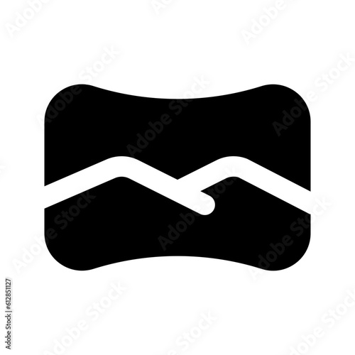 panorama glyph icon