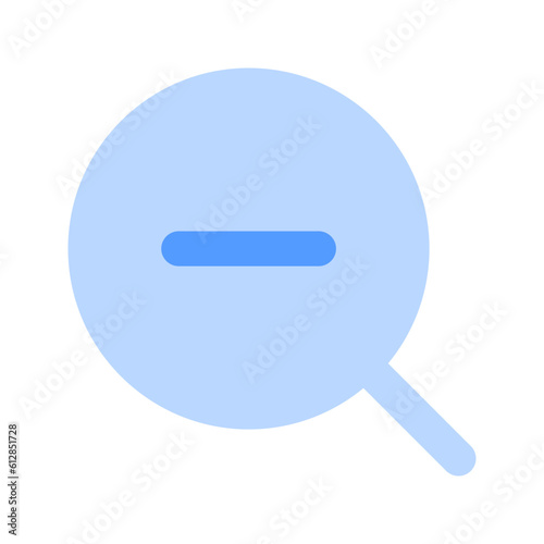 zoom out duotone icon