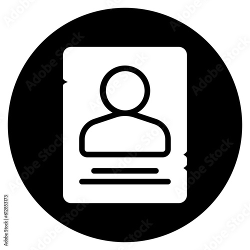 wanted glyph icon
