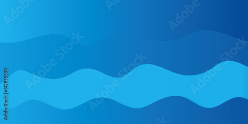 Abstract blue background with waves. Creative Architectural Concept. Light elegant dynamic abstract background. Abstract minimal nature landscape illustration texture.