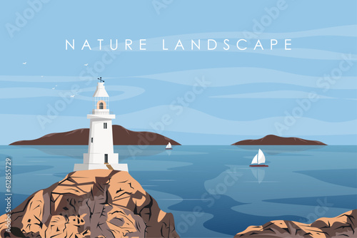  lighthouse landscape background website