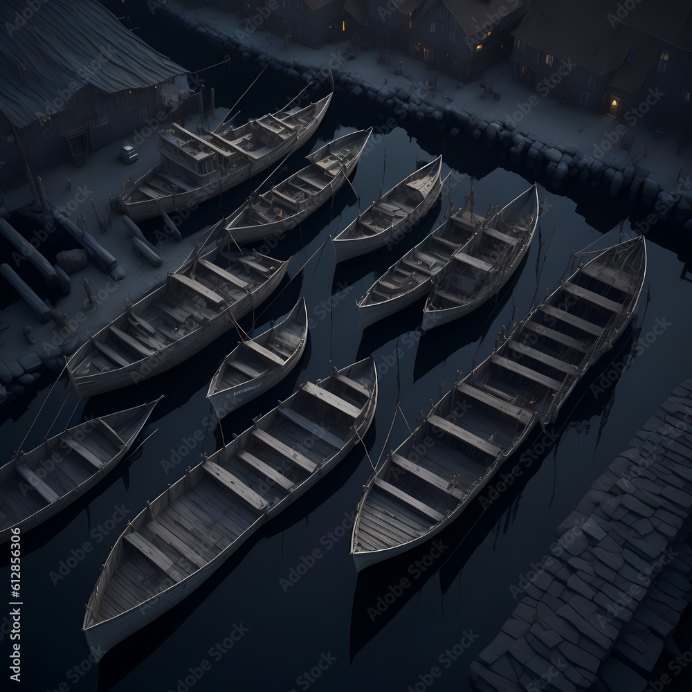 Viking Village (Generative Art)