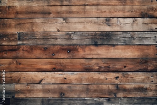 Wood plank background image photo of wooden board. Generative AI