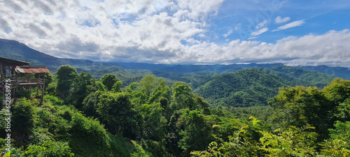 view of the mountains