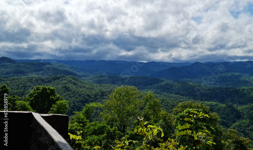 view of the mountains