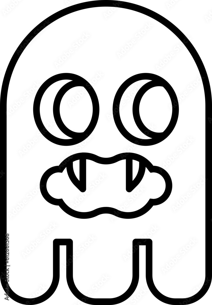 ghost icon is haunting. horror and halloween ghost icon is haunting. horror and halloween