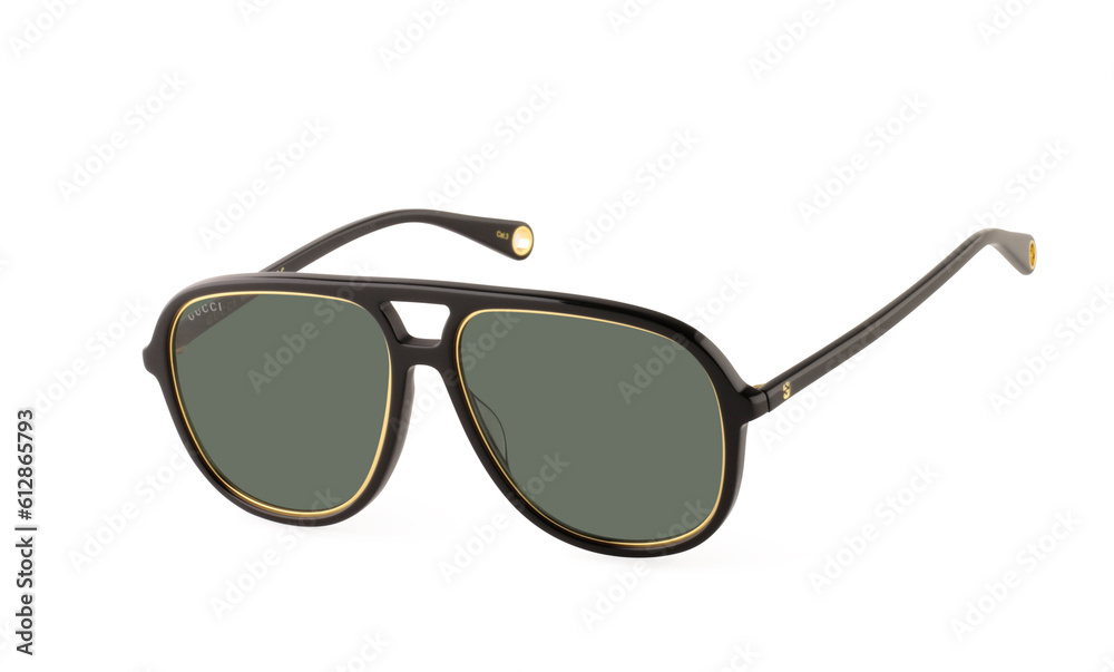 fashionable Sunglasses isolated on white background with clipping path