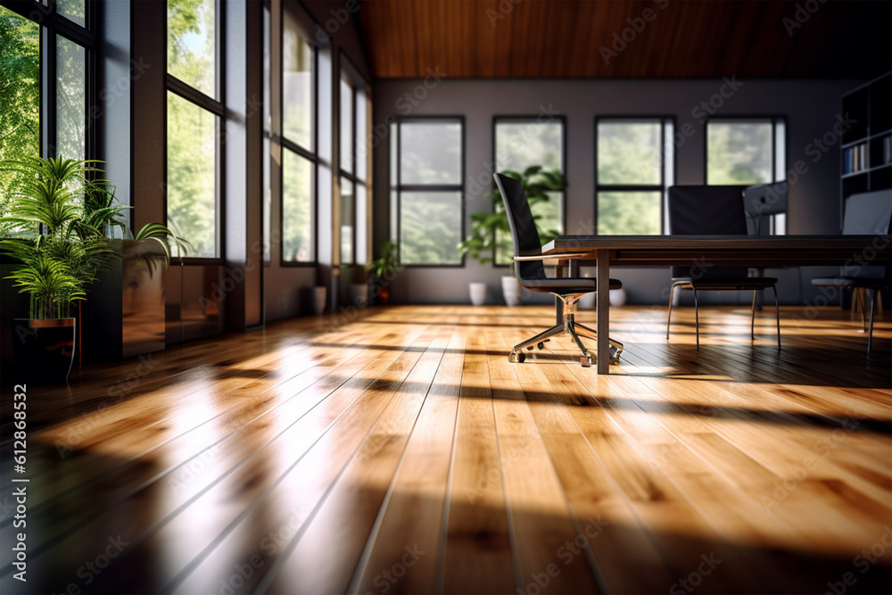 an office with wood desks and glass walls, in the style of high detailed, grey academia, wood, photo-realistic landscapes, vintage minimalism, light silver and light brown an office with wood desks and glass walls, in the style of high detailed, grey academia, wood, photo-realistic landscapes, vintage minimalism, light silver and light brown