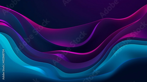 Abstract background. Particles liquid dynamic flow. Trendy fluid cover design. Waves. Generative ai