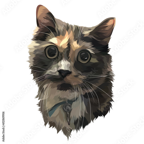 cat with feathers