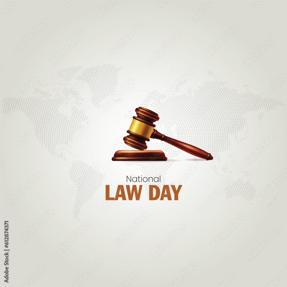 National law day. Constitution of India. Vector Illustration of World