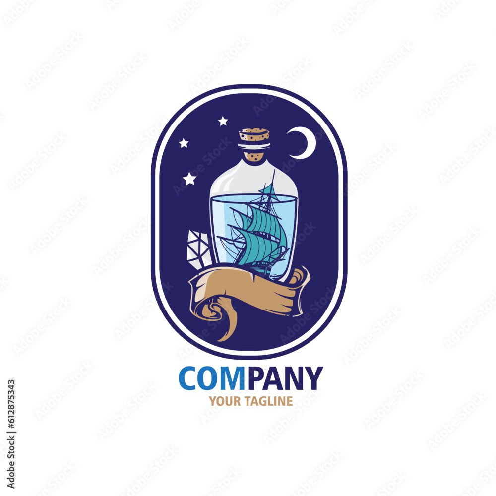 design logo ship vector illustration