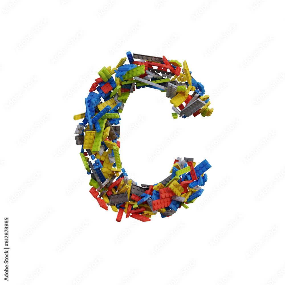 Play Blocks 3D Alphabet or PNG Letters