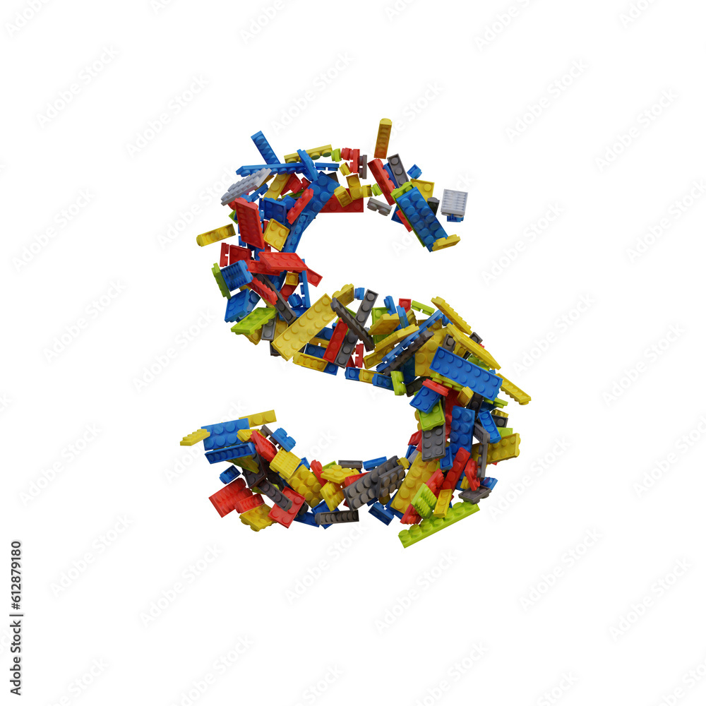 Play Blocks 3D Alphabet or PNG Letters