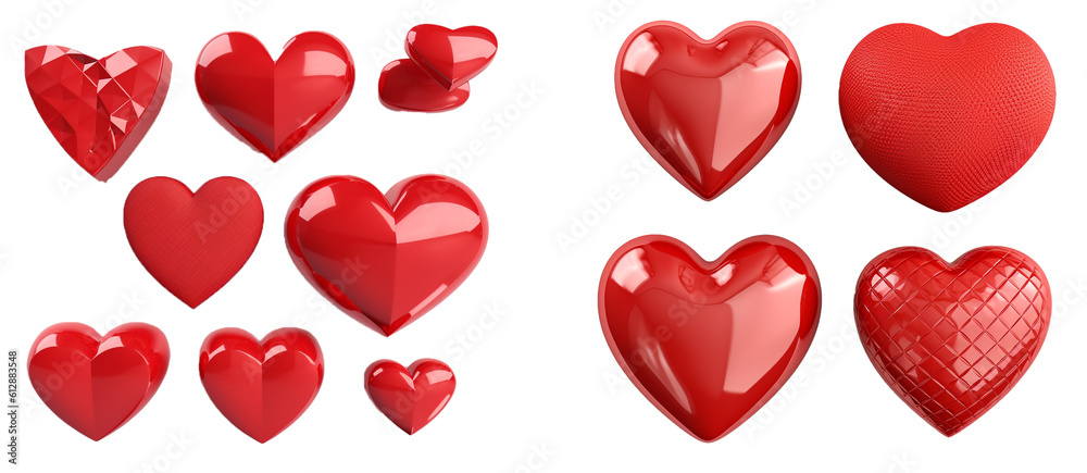 Shiny red heart models, perfect for Mother's Day, Valentine's Day, or general events. High-quality and impactful images. Shiny red heart models, perfect for Mother's Day, Valentine's Day, or general events. High-quality and impactful images.