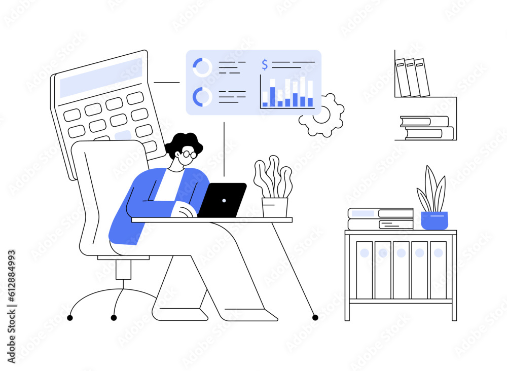 Audit abstract concept vector illustration. Audit abstract concept vector illustration.