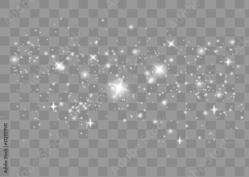 Abstract sparkling shiny texture. Shiny particle effect. sparkling space dust trail from shiny particles on a dark background. snow