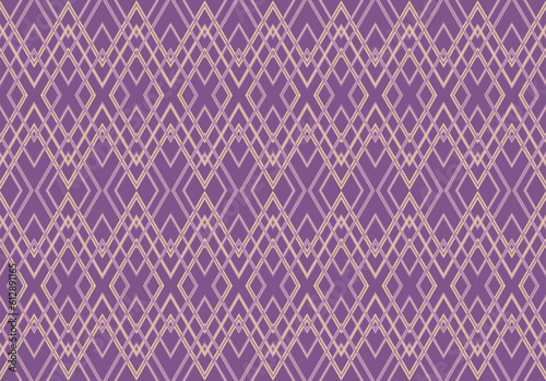 Abstract geometric ethnic pattern design for background or wallpaper.
