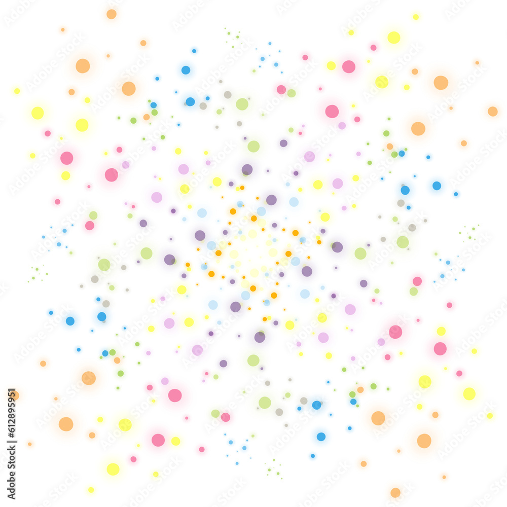 Pastel Polka Dots Background Wallpaper