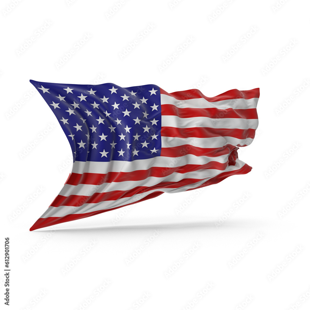Fototapeta premium The flag of the United States of America
