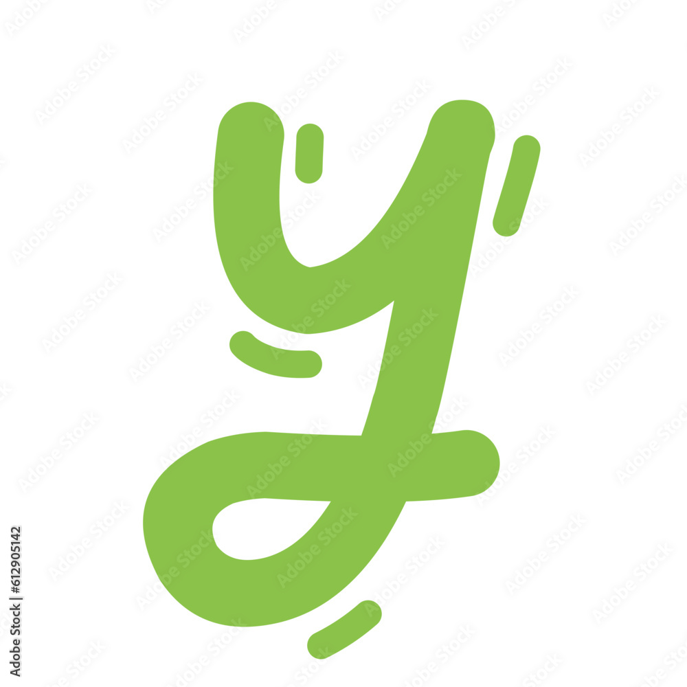 Obraz premium Simple Font Line Rounded