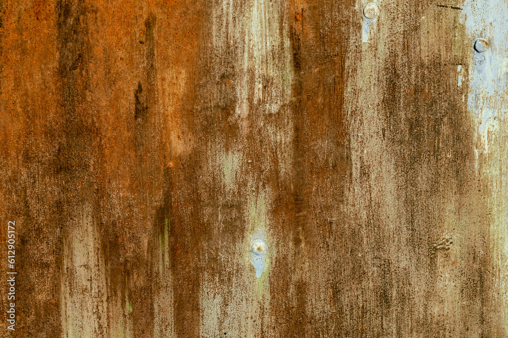 Fototapeta premium Old rusted metal sheet grunge background