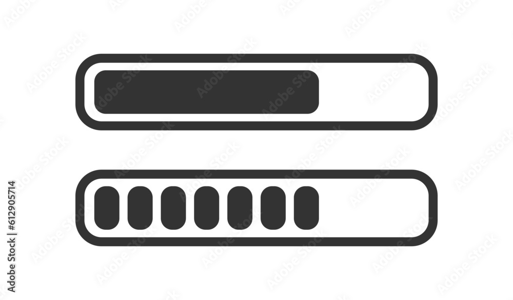 Progress Bar Flat Dots Style Web Element Vector Illustration Progress Bar Flat Dots Style Web Element Vector Illustration