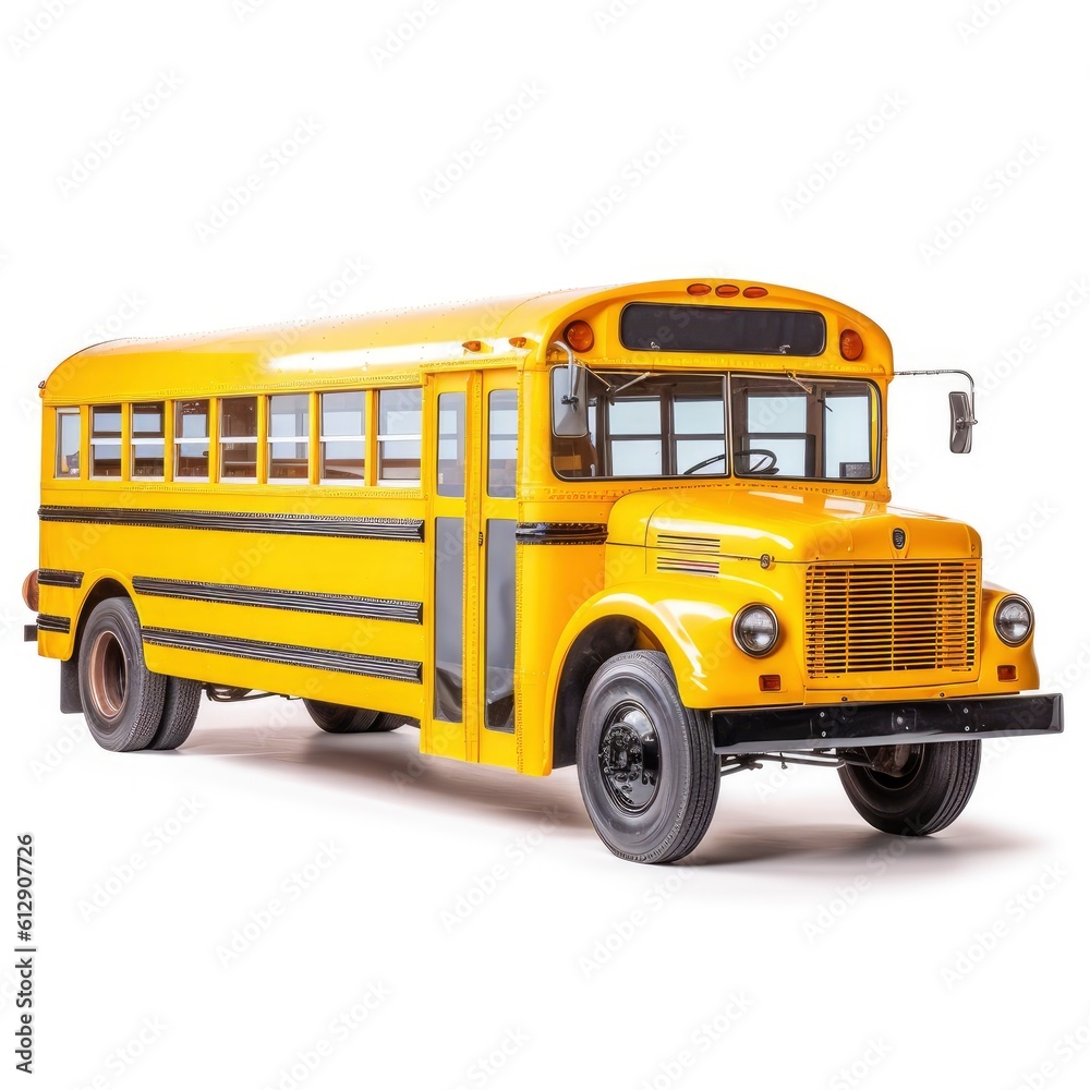 a yellow school bus