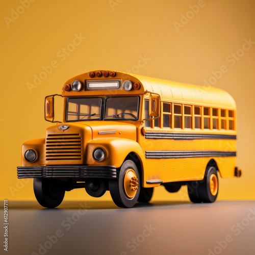 a yellow school bus