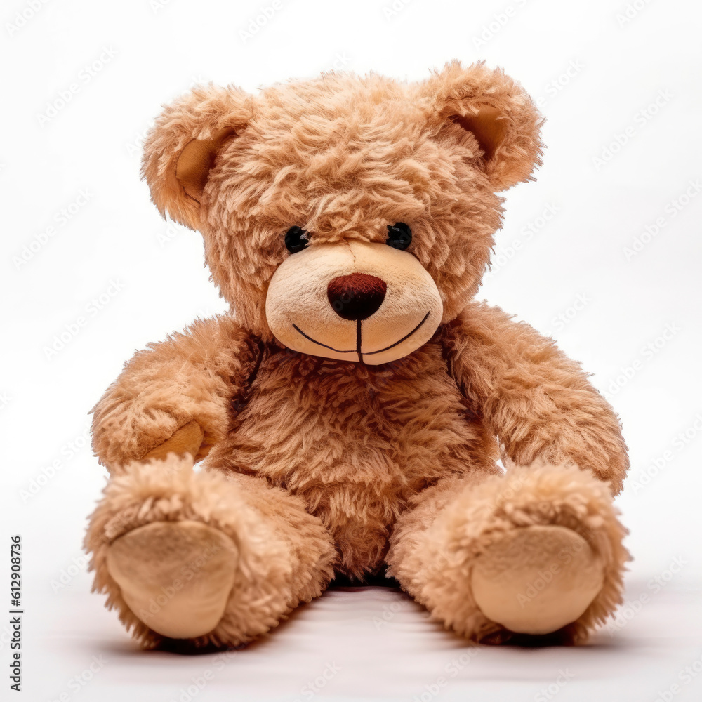 A brown teddy bear