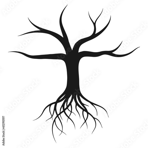 tree silhouette vector